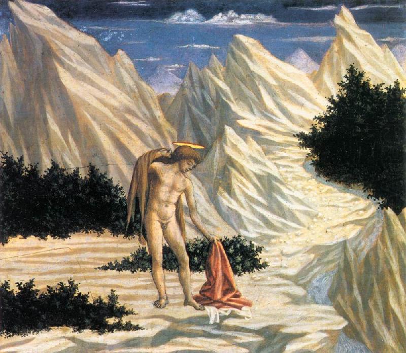 DOMENICO VENEZIANO St John in the Wilderness (predella 2) cfd china oil painting image